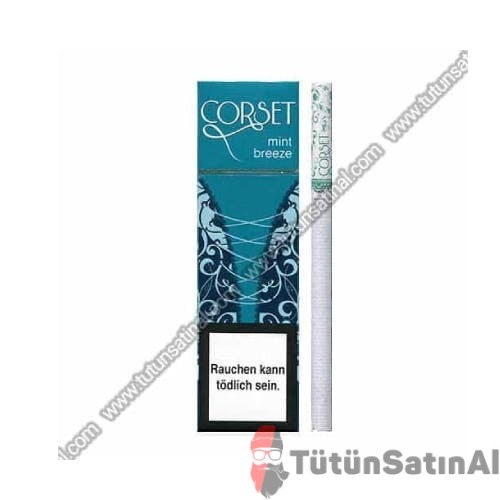 Corset Mint Breeze Mentollü Süper Slim İthal Paket Sigara 1 Corset Mint Breeze