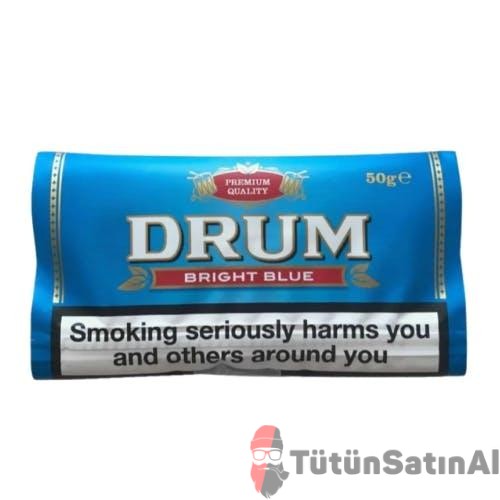 Drum Bright Blue (Açık Mavi) İthal Paket Tütün satın al – 50gr 1 Drum Bright Blue