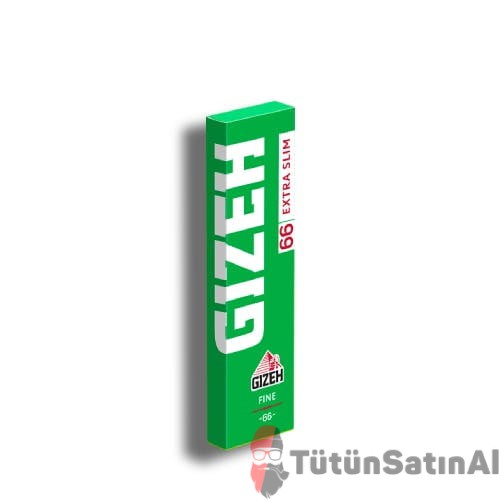 Gizeh Extra Slim Fine Koyu Yeşil 1 Gizeh Extra Slim Fine Koyu Yeşil