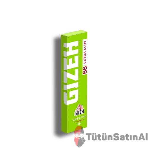 Gizeh Extra Slim Super Fine Açık Yeşil 1 Gizeh Extra Slim Super Fine Açık Yeşil