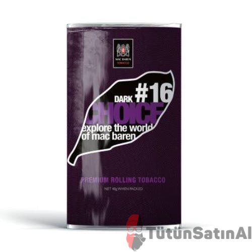 Mac Baren Dark Chocolate #16 40Gr (Bitter Çikolata) 1 Mac Baren Dark Chocolate #16 40Gr (Bitter Çikolata)