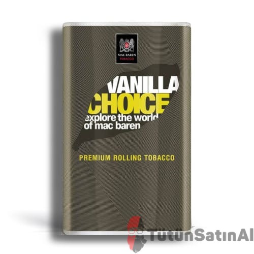Mac Baren Vanilla Choice #02 40Gr (Vanilya) 1 Mac Baren Vanilla Choice