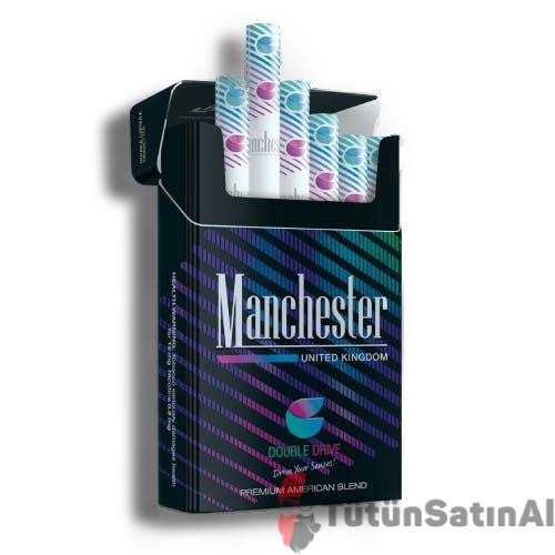 Manchester Double Drive Mentollü Sigara (Böğürtlen Mentol) 1 Manchester Double Drive