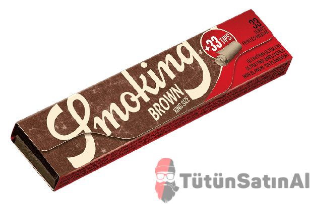Smoking King Size Brown Filter Kahverengi Zıvanalı Tane 1 Smoking King Size Brown Filter