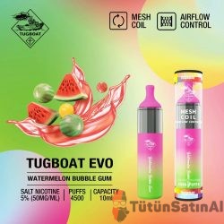 Tugboat Evo 4500 Puffs - Watermelon Bubble Gum