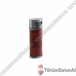 Zenit Kahverengi Türk Bayraklı Puro Çakmağı