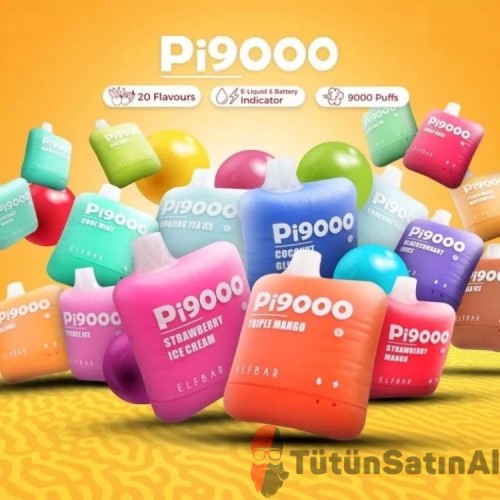 Elf Bar PI9000 Berry Raspberry 2 Elf Bar PI9000 Berry Raspberry - Görsel 2