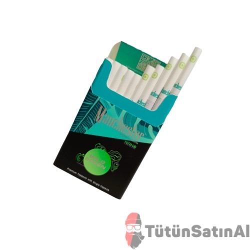 Manchester Nano Wild Green Mentollü Slim Sigara (Mentol Nane Aromalı) 2 Manchester Nano Wild Green Mentollü Slim Sigara (Mentol Nane Aromalı) - Görsel 2