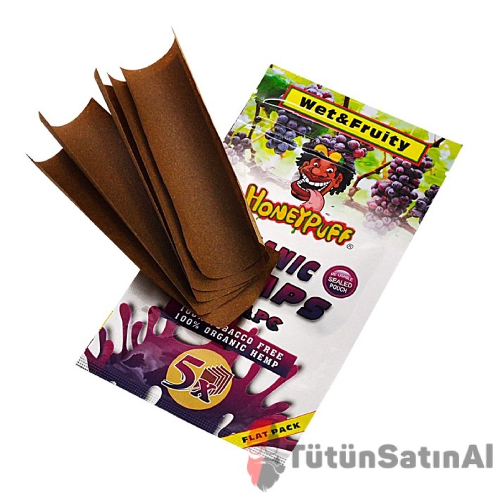 Honeypuff Organic Wraps Grape (Üzüm) Aromalı Sarma Kağıdı 2 Honeypuff Organic Wraps Grape (Üzüm) Aromalı Sarma Kağıdı - Görsel 2