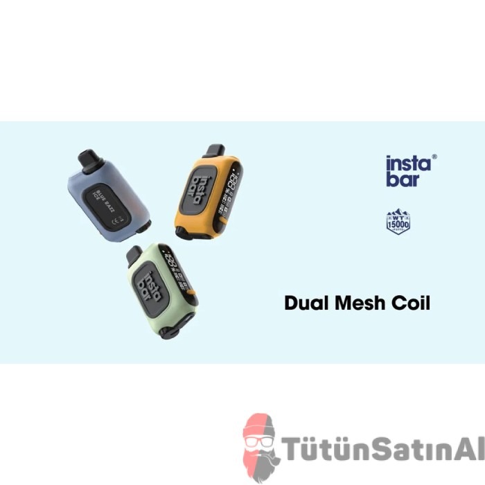 InstaBar WT15000 Pineapple Coconut İce Rechargeable Disposable Device 3 InstaBar WT15000 Pineapple Coconut İce Rechargeable Disposable Device - Görsel 3