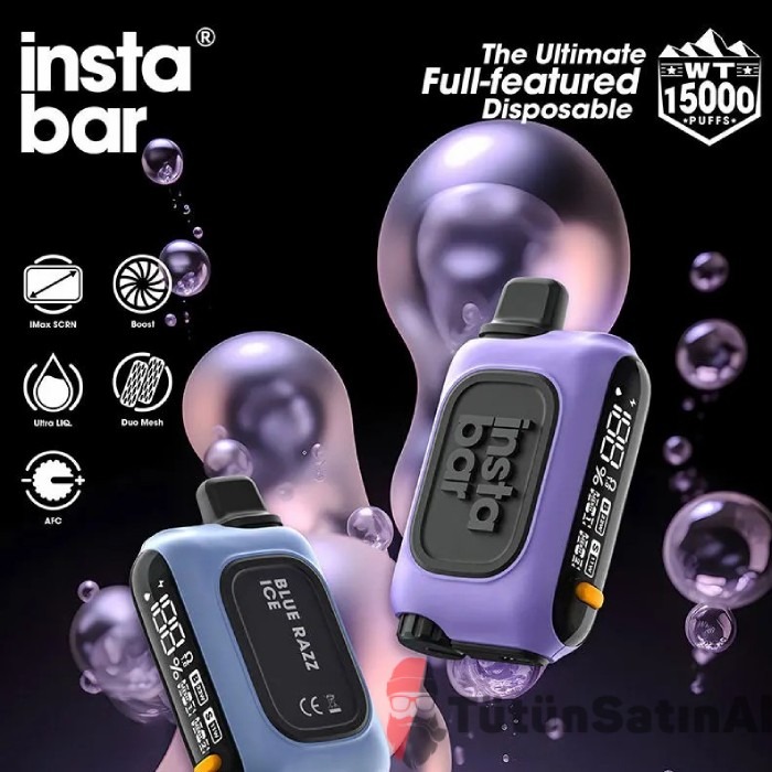 InstaBar WT15000 Pineapple Coconut İce Rechargeable Disposable Device 4 InstaBar WT15000 Pineapple Coconut İce Rechargeable Disposable Device - Görsel 4