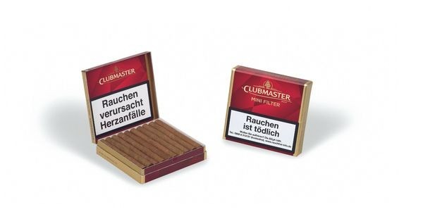 Clubmaster Red Mini Filter No 232 - 20'S 1 Clubmaster Red Mini Filter No 232 - 20'S