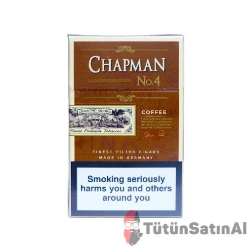 Chapman Coffe No:4 (Kalın) İthal Sigara - Kahve aromalı sigara 1 Chapman Coffe No:4