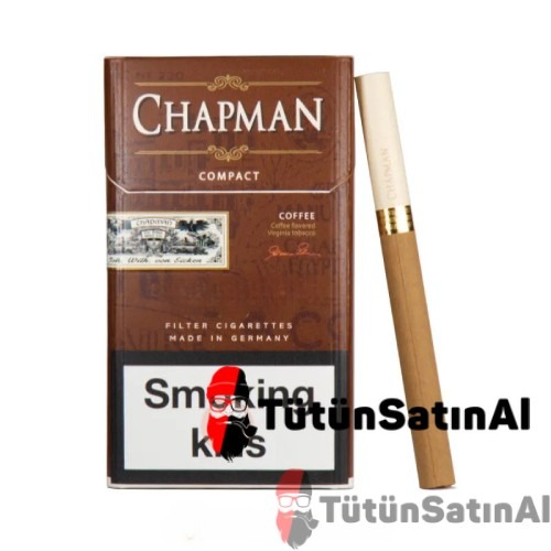 Chapman Compact Coffe No:4-Kahve aromalı sigara 1 Chapman Compact Coffe No:4-Kahve aromalı sigara
