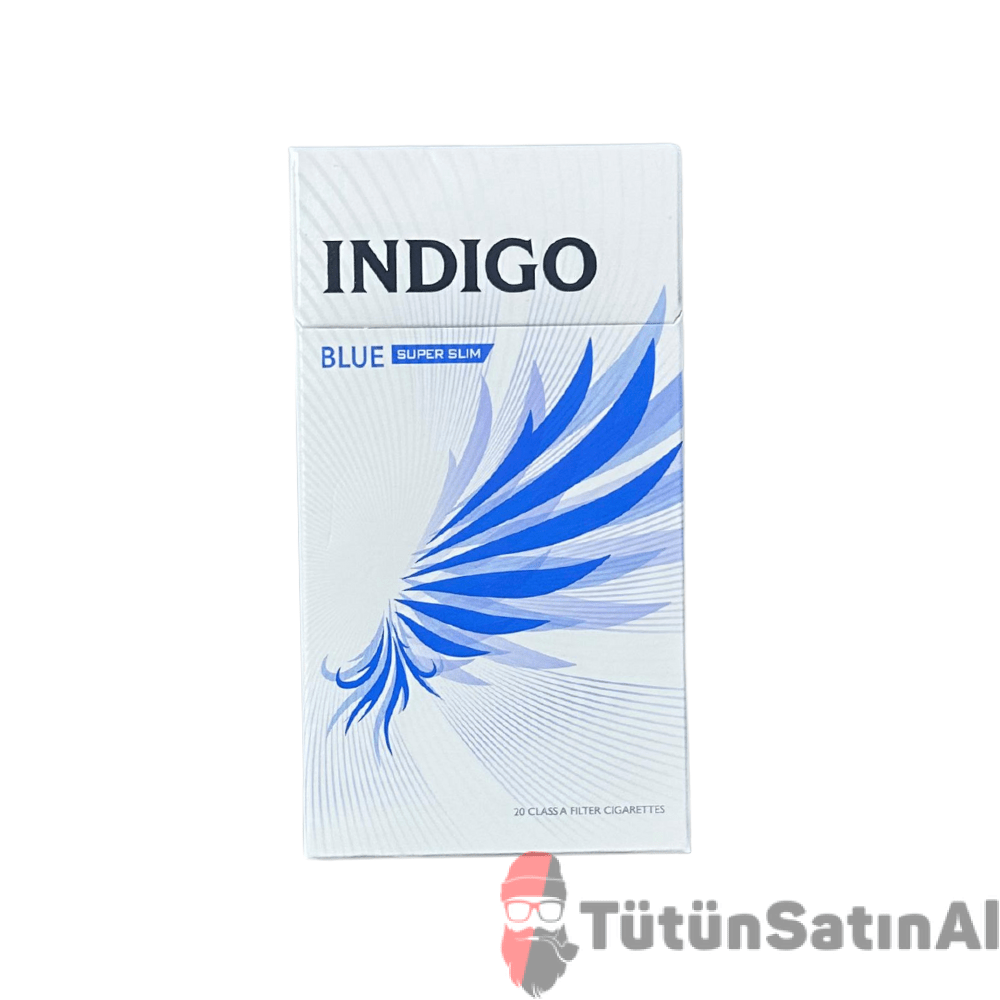 İNDİGO Blue Superslim Sigara 1 İNDİGO Blue Superslim Sigara
