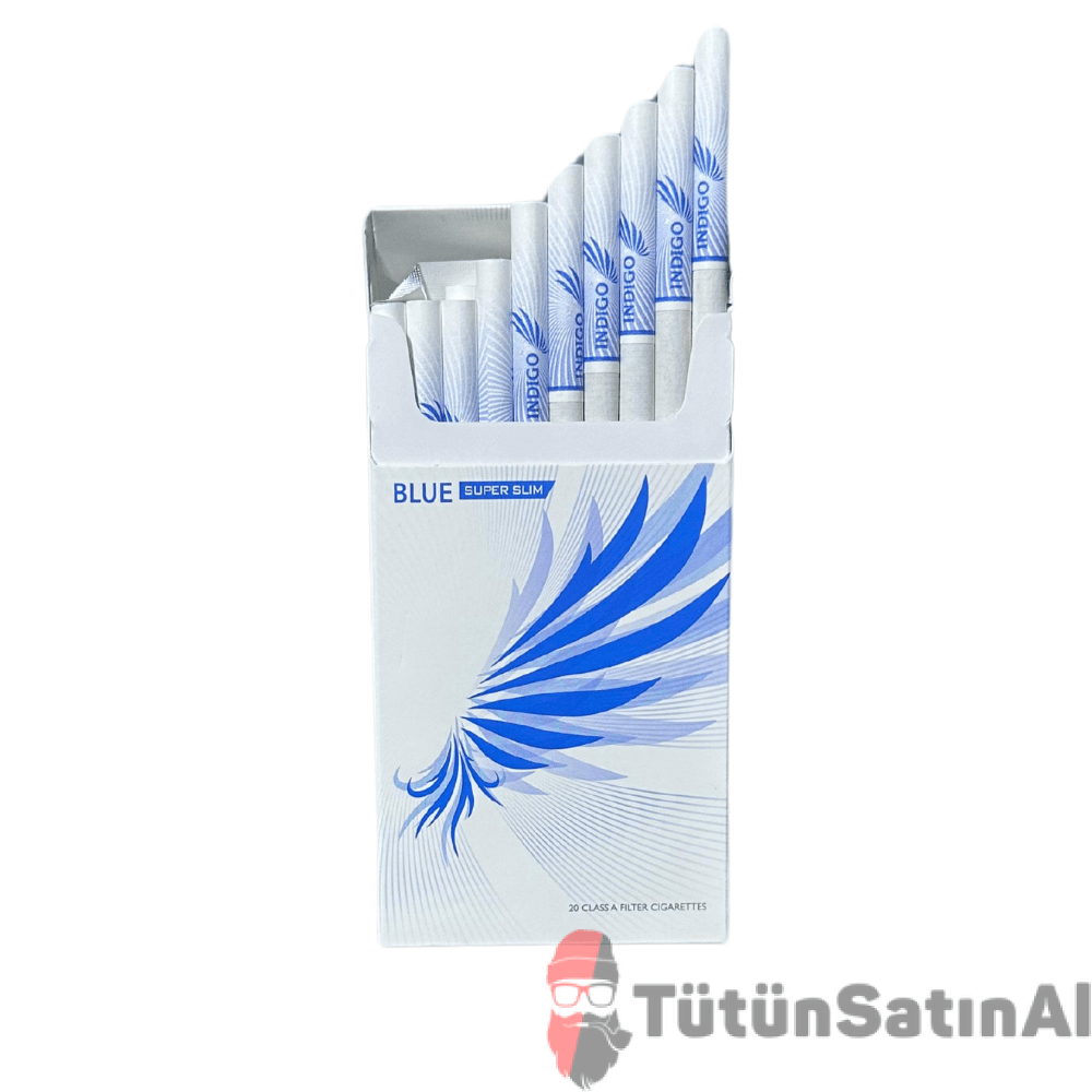 İNDİGO Blue Superslim Sigara 2 İNDİGO Blue Superslim Sigara - Görsel 2