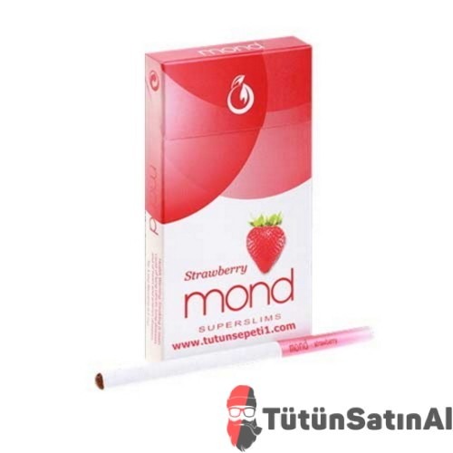 Mond Strawberry Superslim Sigara – Çilek Aromalı 1 Mond Strawberry Superslim Sigara – Çilek Aromalı
