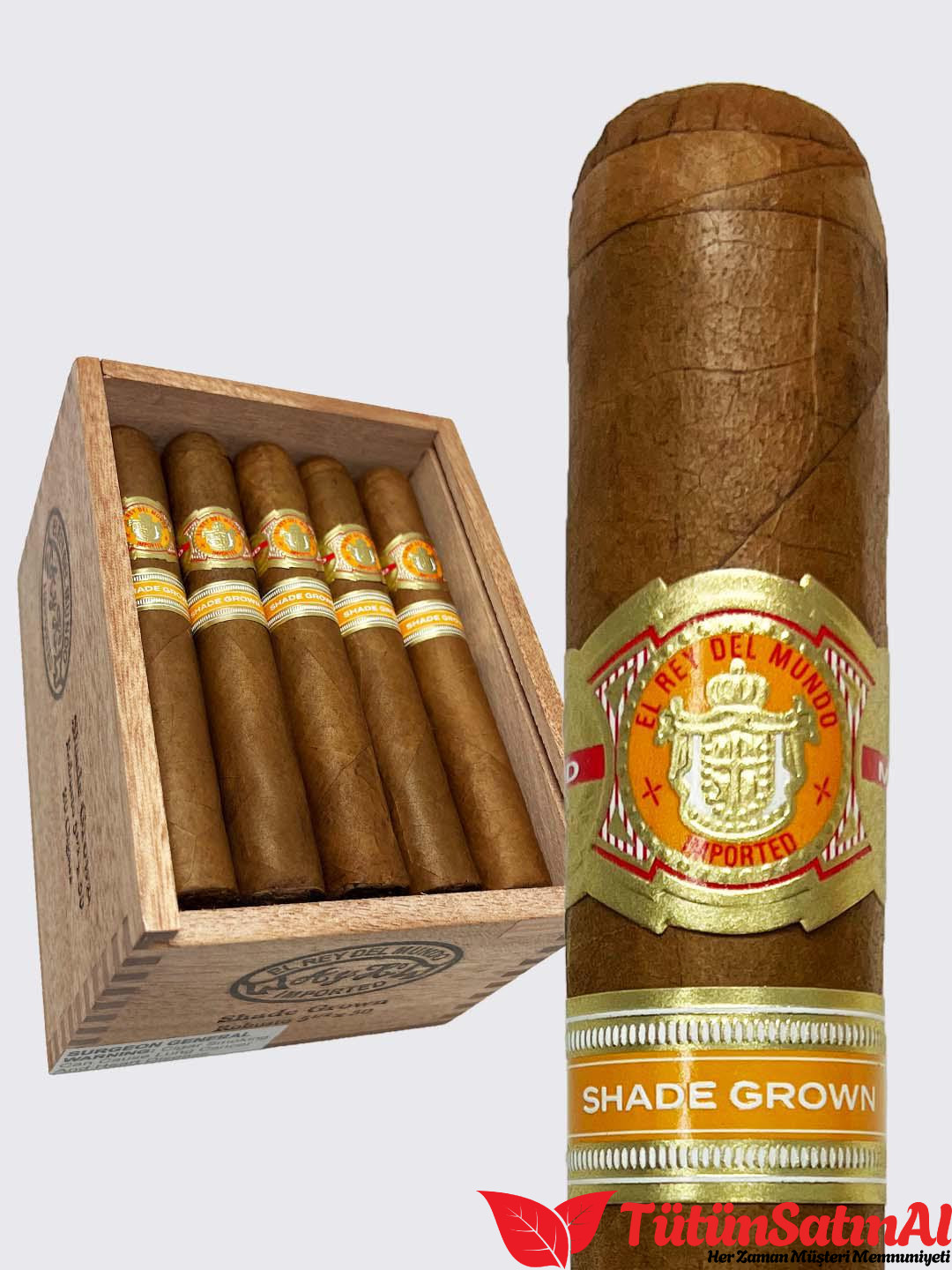 El Rey Del Mundo Shade Grown Robusto 1 El Rey Del Mundo Shade Grown Robusto