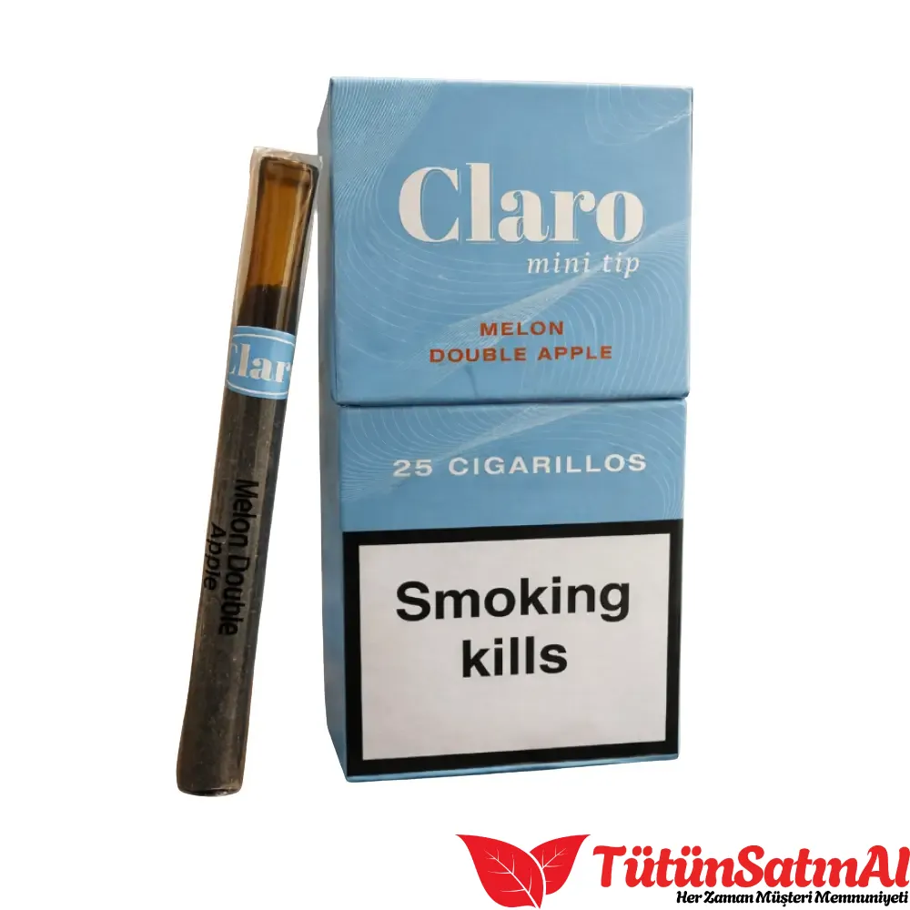 Claro Mini Tip Melon Double Apple Cigarillo 1 Claro Mini Tip Melon Double Apple Cigarillo